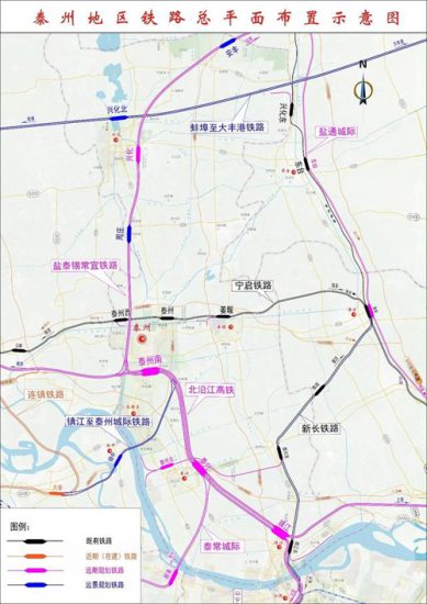 江蘇：北沿江高鐵站北移至黃橋引發關注