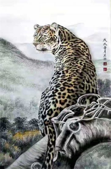 國家一級美術師左錄海作品欣賞