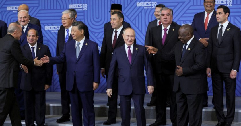 金磚國家峰會突顯其地緣政治野心及與西方對抗的意願