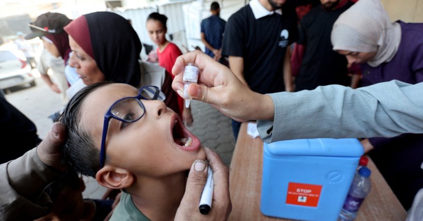 世卫组织:尽管遭受以色列攻击,加沙脊髓灰质炎防治开展顺利