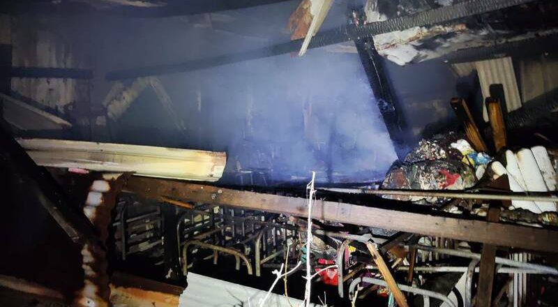 台南七股魚塭民宅大火 8旬婦成焦屍