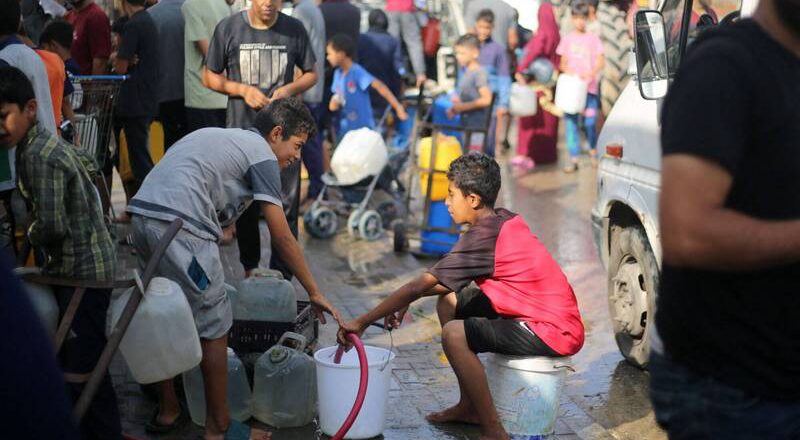 加薩多名兒童取水被炸死   以軍承認飛彈「技術失誤」