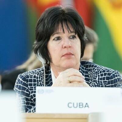 古巴劳工和社会保障部长费托14日发表争议言论后引发批评,15日辞职。(撷自X@MartaEFeito) 古巴劳工和社会保障部长费托14日发表争议言论后引发批评,15日辞职。(撷自X@MartaEFeito)