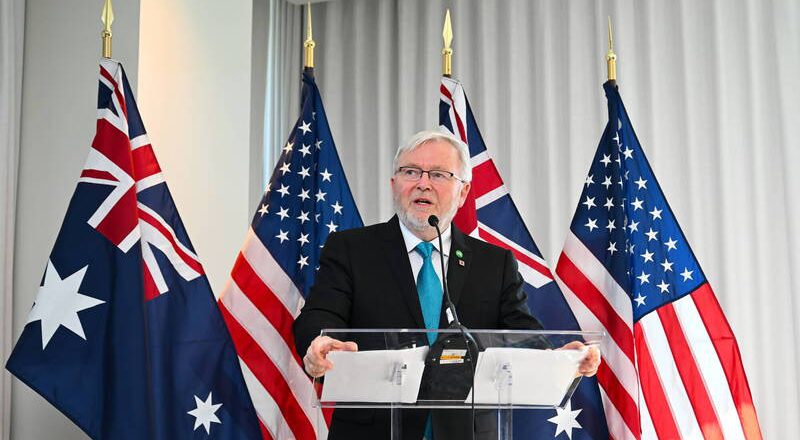 美重審AUKUS惹議 陸克文掛保證問題可解決