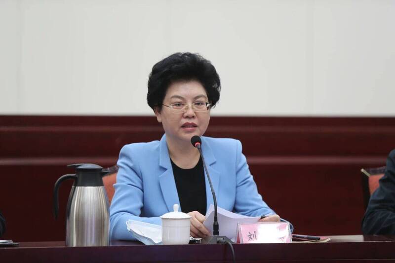 前宁夏自治区政府主席刘慧。(撷取自X平台) 前宁夏自治区政府主席刘慧。(撷取自X平台)