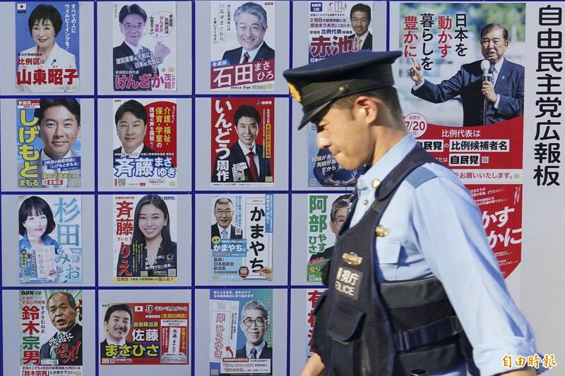 日本自民党内旧安倍派共有14人投入选举，结果有9人当选，展现硬底子实力。（彭博）