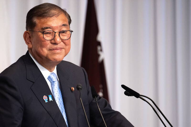 自民党党魁石破茂的去留成为选后的焦点。（欧新社）