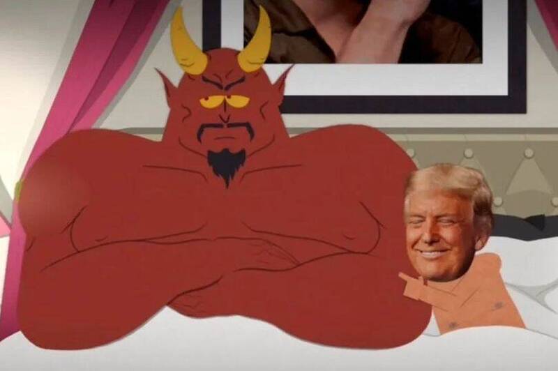 成人讽刺动画「南方四贱客」(South Park)在一集节目中拿美国总统川普开玩笑,内容是人工智慧(AI)生成的川普赤身露体爬过一片沙漠。白宫今天为此抨击动画制作团队。(截自X平台) 成人讽刺动画「南方四贱客」(South Park)在一集节目中拿美国总统川普开玩笑,内容是人工智慧(AI)生成的川普赤身露体爬过一片沙漠。白宫今天为此抨击动画制作团队。(截自X平台)