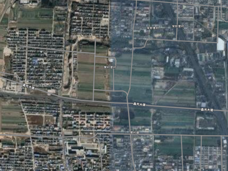 中国山西省河津市发生联结车与厢型车相撞事故,造成6人死亡、8人受伤。图为事发地区。(图撷自Google地图) 中国山西省河津市发生联结车与厢型车相撞事故,造成6人死亡、8人受伤。图为事发地区。(图撷自Google地图)