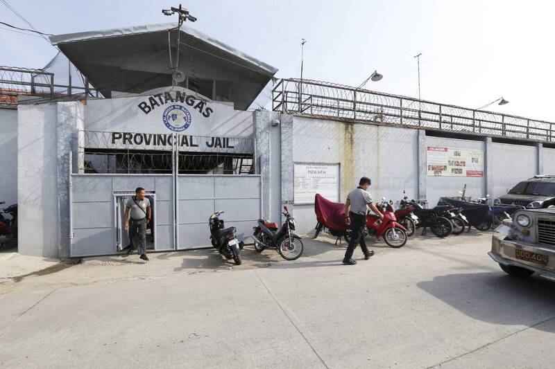 菲律宾八打雁省监狱。(撷取自Batangas Provincial Information Office/FB) 菲律宾八打雁省监狱。(撷取自Batangas Provincial Information Office/FB)