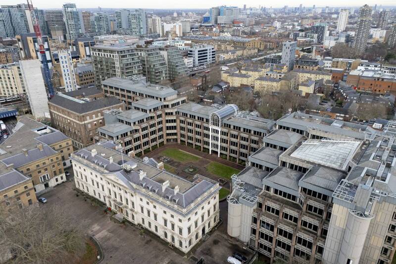 中国打算在伦敦市中心的皇家铸币厂旧址兴建「超级大使馆」。 (欧新社)