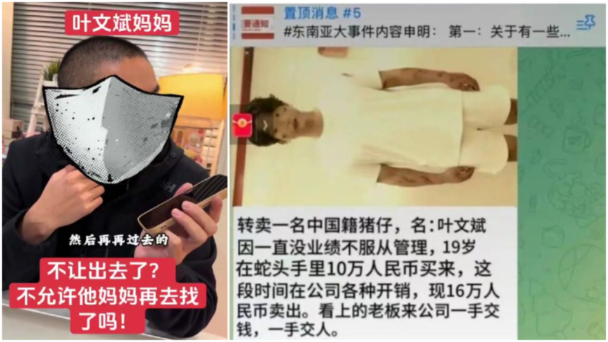 「惡意尋子」後續：公安「洗地」通報葉文斌回國