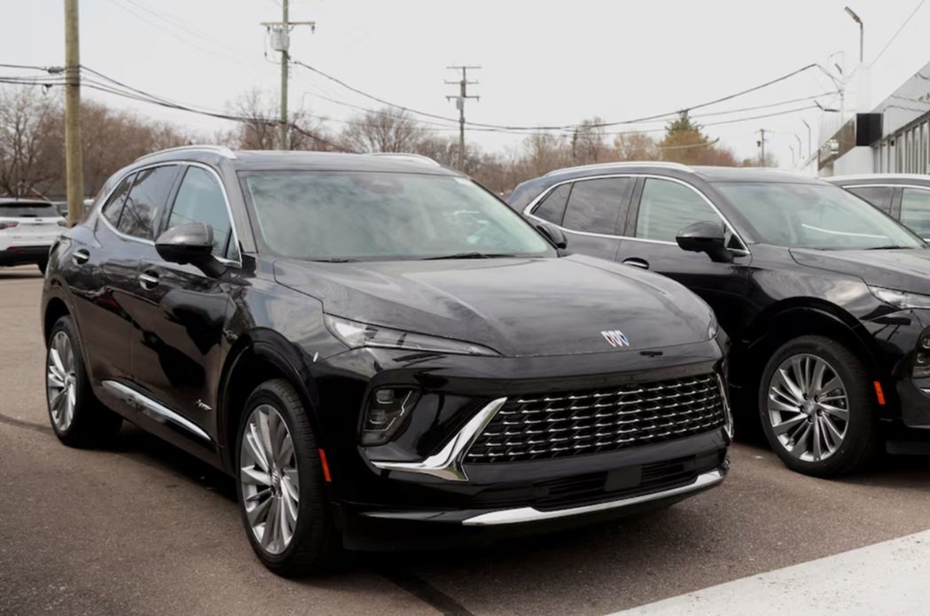 美国通用汽车在大陆生产的别克SUV昂科威。路透 美国通用汽车在大陆生产的别克SUV昂科威。路透