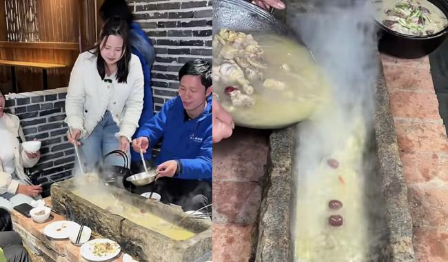 视频：“像猪吃的”，陆石槽火锅竟爆红