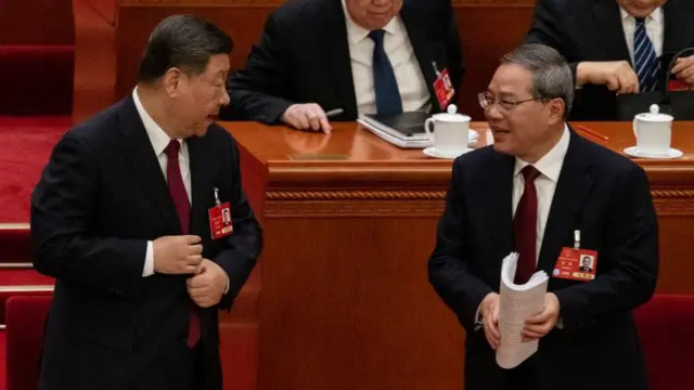 中国国家主席习近平、国务院总理李强