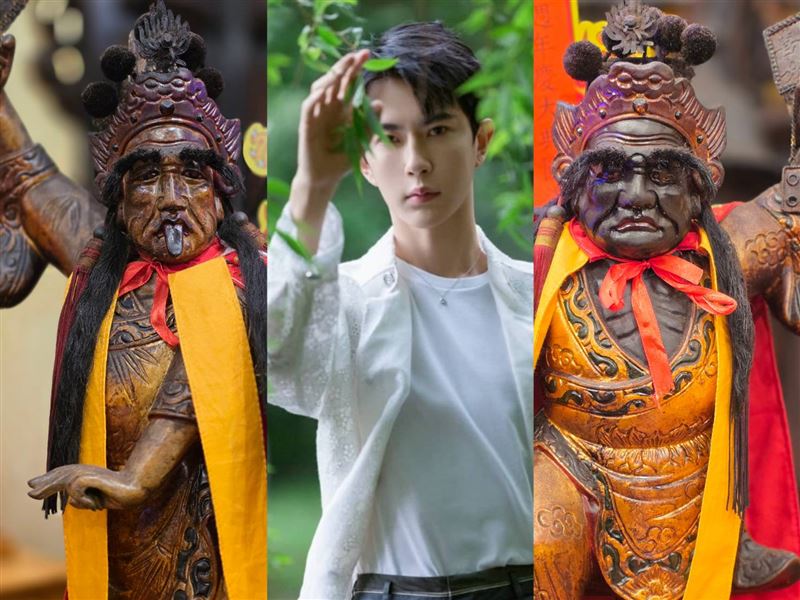 杀于朦胧凶手完了！ 台湾神界开始出手缉凶，城隍爷火大派七爷八爷快抓恶人。 （图/翻摄自IG @alanyu0615、记者钟志鹏摄影）