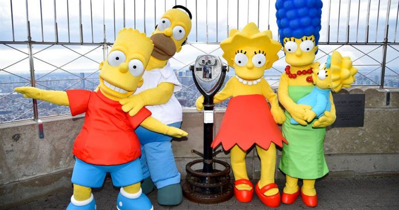 被誉为流行文化「预言家」的美国动画影集《辛普森家庭》,近期再度成为话题焦点。 (示意图/达志/美联社)