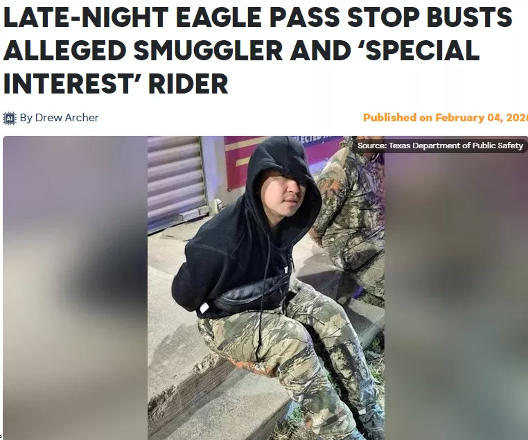 边境深夜拦车 华人藏偷渡车 被列"特别关注外国人"