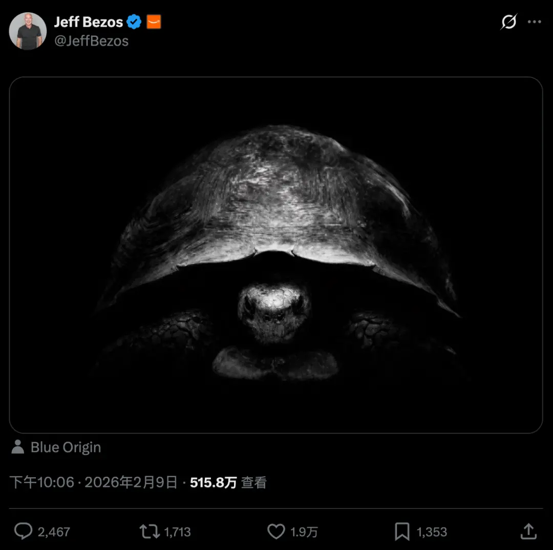 贝索斯阴阳怪气的商战：黑白乌龟照让马斯克破防？