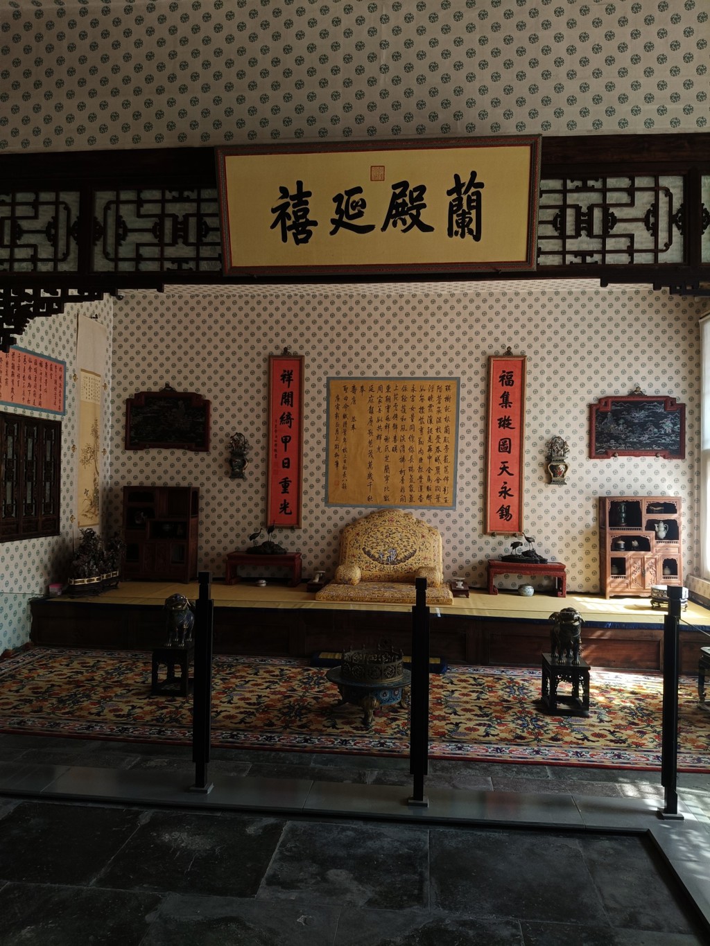 图为寿康宫东暖阁。 （焦捷摄）