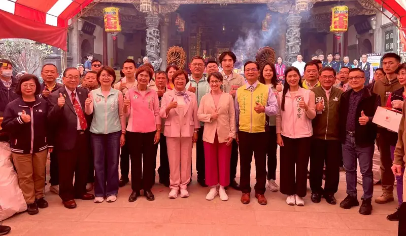 赖清德大力感谢蓝营的她