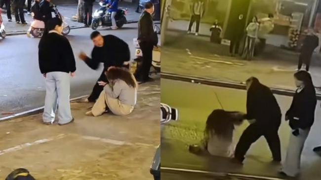 河南夫妻当街暴打15岁少女 砖块砸头 拖鞋搧脸