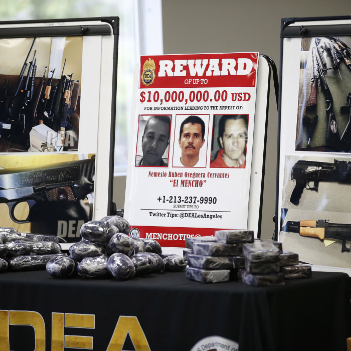 涅梅西奥·“门乔”·奥塞格拉是墨西哥的头号通缉犯。