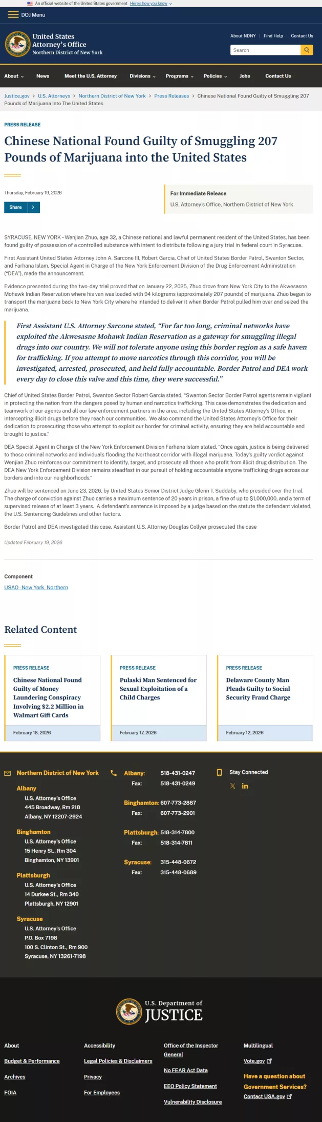 华人男子运载大麻被抓！绿卡恐被没收 并遣返回国