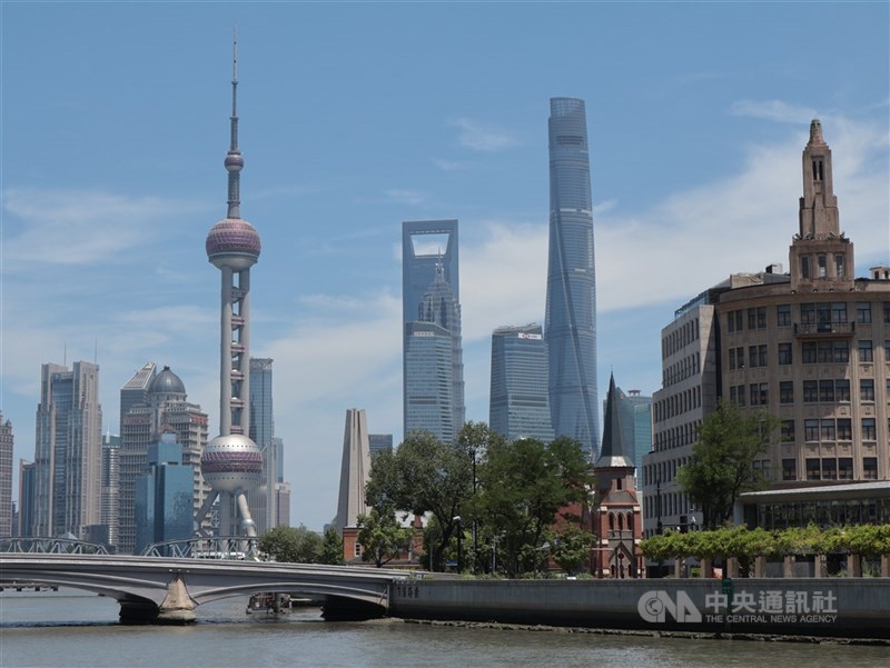中国2025年免签入境外国人达3008万人次,增长49.5%。 图为上海一景。 (中央社文件照片)