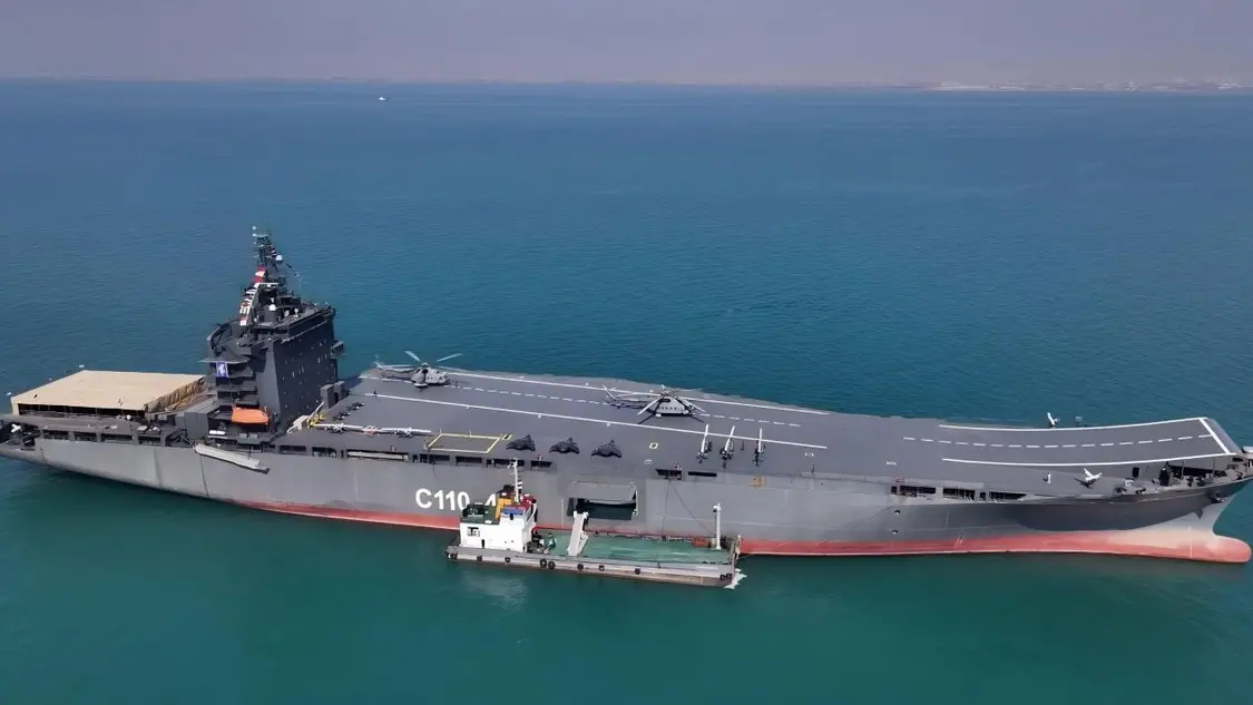 伊朗的航母由货船改装而来