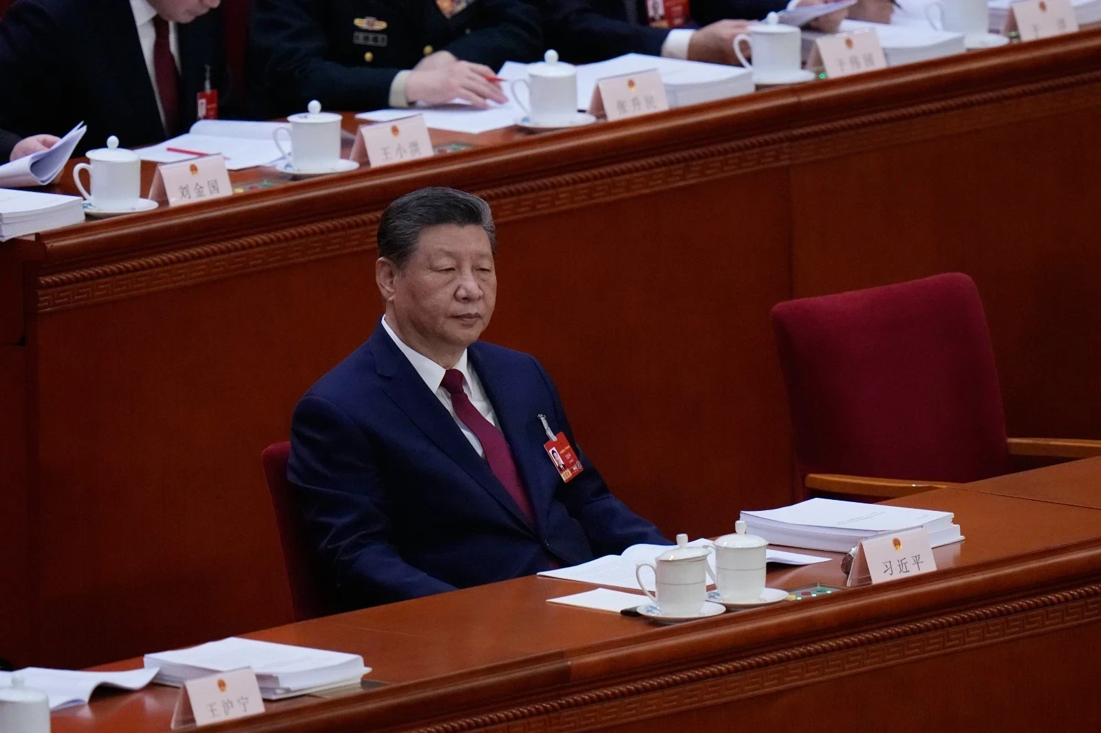 在大规模反腐与整肃行动下，习近平近年已撤换数十名中国军方高层。 （美联社）