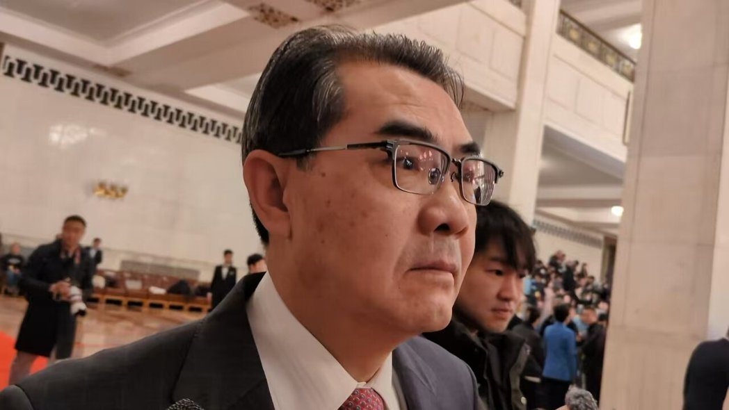 大陆驻日大使吴江浩11日首度回应卓荣泰赴日。(记者廖士锋/摄影) 大陆驻日大使吴江浩11日首度回应卓荣泰赴日。(记者廖士锋/摄影)