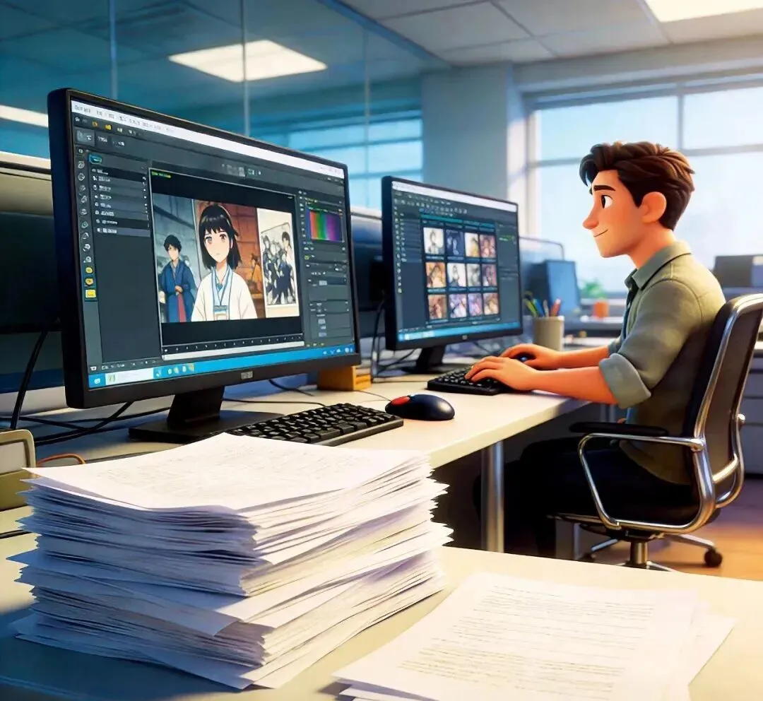 借助AI等工具,只需要少量的成本,就能将小说文案制作成漫剧。AI插画/adan