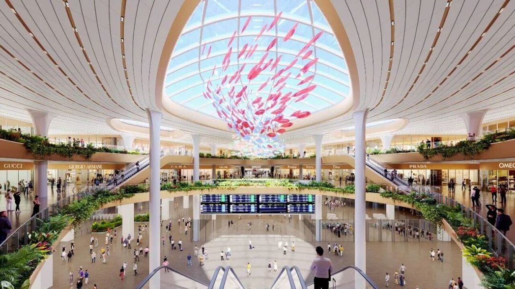 广州新机场建成后效果图,规划将接入高铁与城际铁路,并结合高速公路网,强化空铁与公... 广州新机场建成后效果图,规划将接入高铁与城际铁路,并结合高速公路网,强化空铁与公...