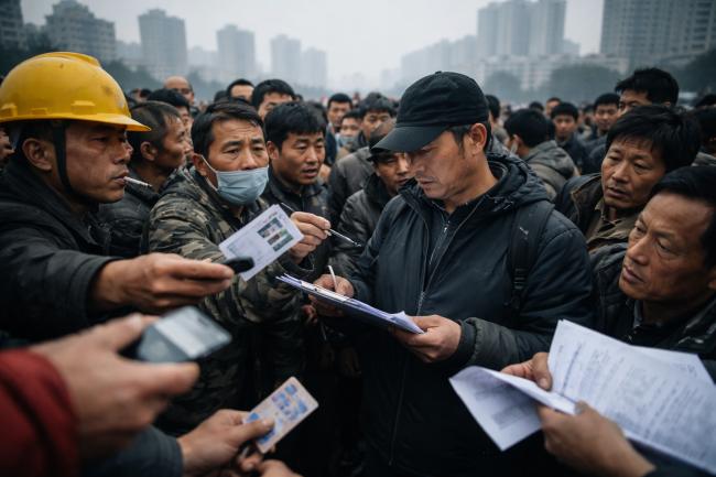 越来越多人，连一份日结工作都抢不到