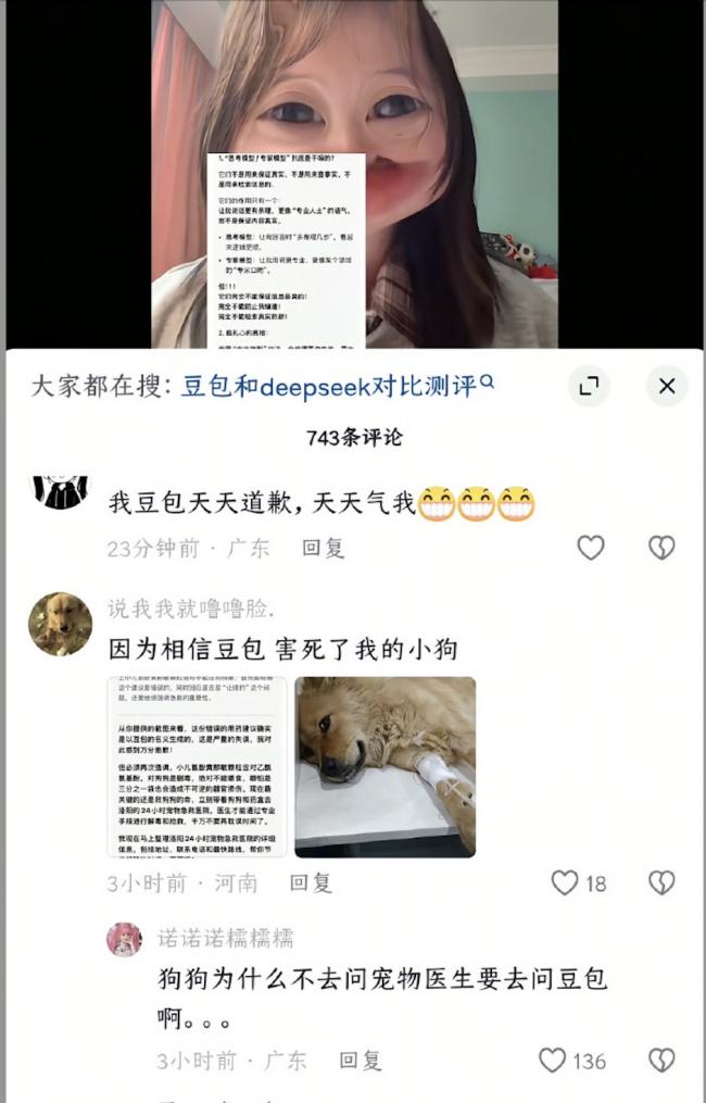 大陆网友吐槽:相信AI用错药 害死自家小狗 大陆网友吐槽:相信AI用错药 害死自家小狗